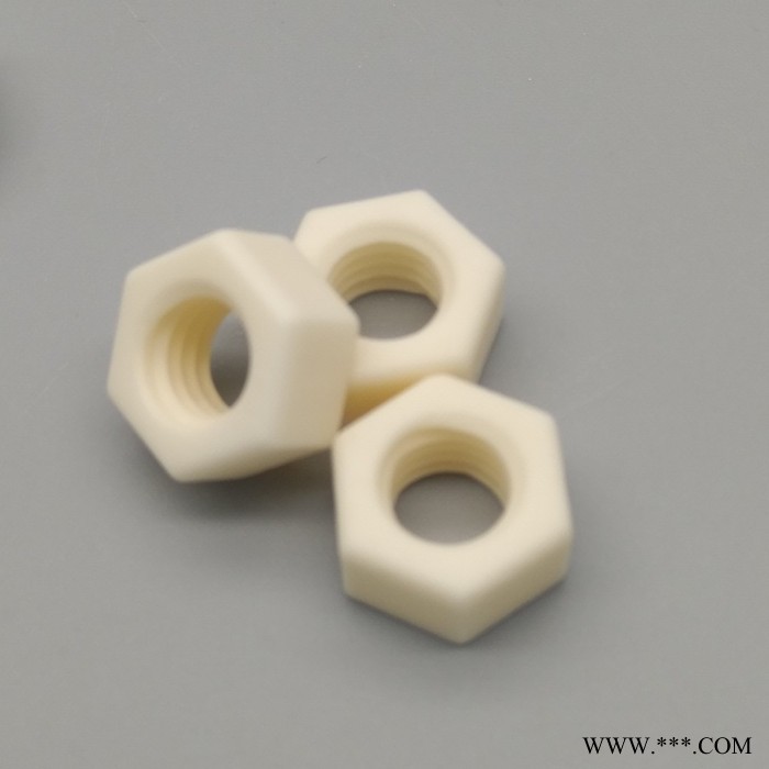 【現(xiàn)貨批發(fā)供應(yīng)】陶瓷螺帽 螺母 M5 M6 高品質(zhì)99%氧化鋁 （價(jià)格公道)