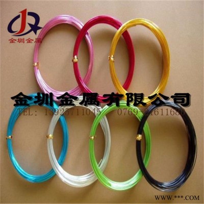 廠家直供多種規格鋁線 高強度5052合金鋁線 國標低壓鋁芯電線BLV 50平方塑鋁線 彩色氧化DIY手工工藝鋁線