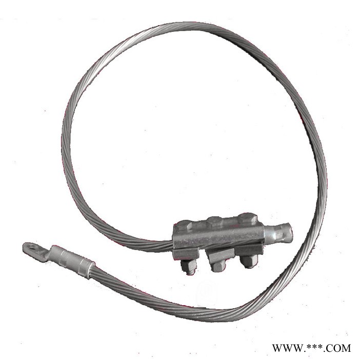 常規(guī)光纜用接地線的長度 鋁線并購線夾型接地線夾