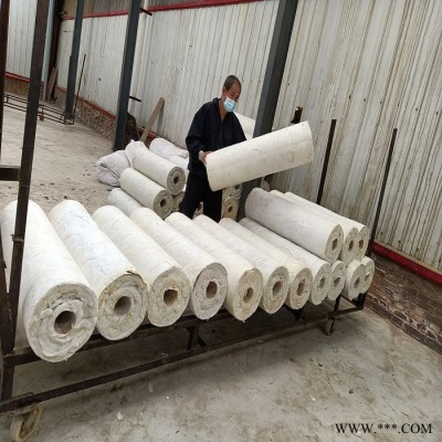 高密度巖棉管河北保溫管廠家步步昇定做 鋁箔玻璃棉保溫管