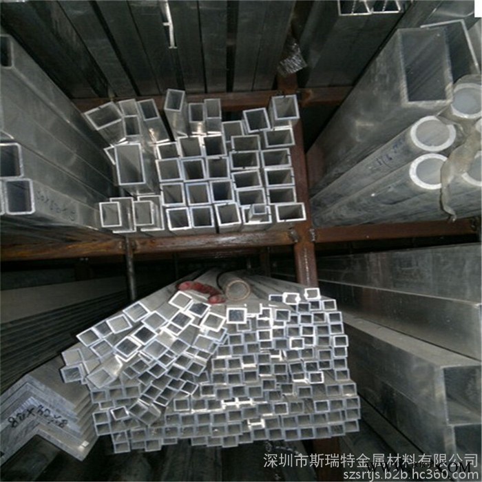 鋁合金方管 6063氧化鋁方管 6061厚壁鋁方通 鋁扁管 鋁合金型材5-200mm