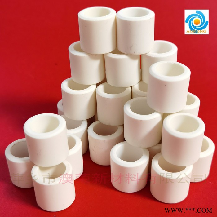 陶瓷填料拉西環 20-99%氧化鋁陶瓷拉西環 45%陶瓷拉西環填料 氯堿工業脫氯塔混合器瓷質填料 萍鄉澳榮新材料陶瓷填料