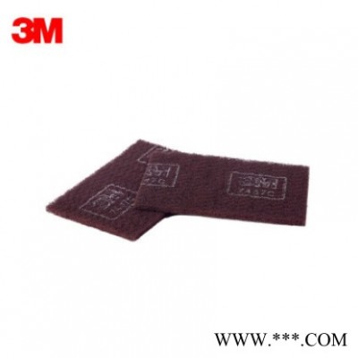 3M工業百潔布拉絲布60片/箱氧化鋁材質 7447C A-VFN 145×230mm（2016）紫色 3M7447C