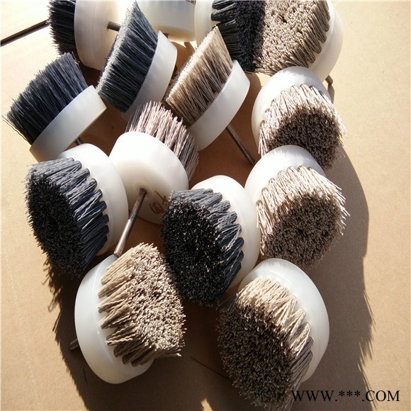 拋光圓盤刷碳化硅磨料絲盤刷氧化鋁拋光毛刷盤平面去毛刺毛刷鋼件鑄造件鋁件