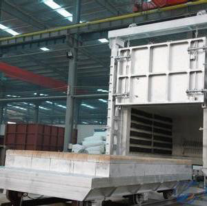 鋁合金電纜退火爐 鋁線材均質加熱爐 臺車式鋁合金時效爐