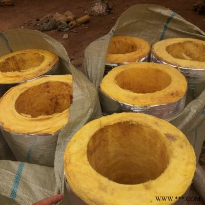 旭航 憎水玻璃棉管 鋁箔玻璃棉管 A級玻璃棉管殼 復合鋁箔玻璃棉管