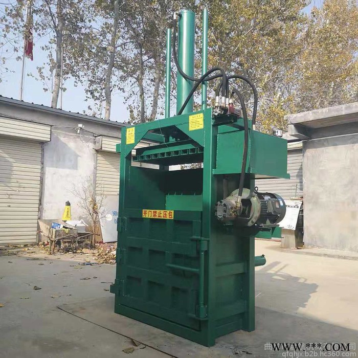 啟航 回收站廢品立式擠塊機 鐵絲鋁箔壓縮擠塊機圖片