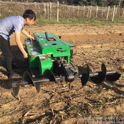 土豆紅薯開溝扶壟機 啟航低故障硬地開溝機 鋁箔除草培土機