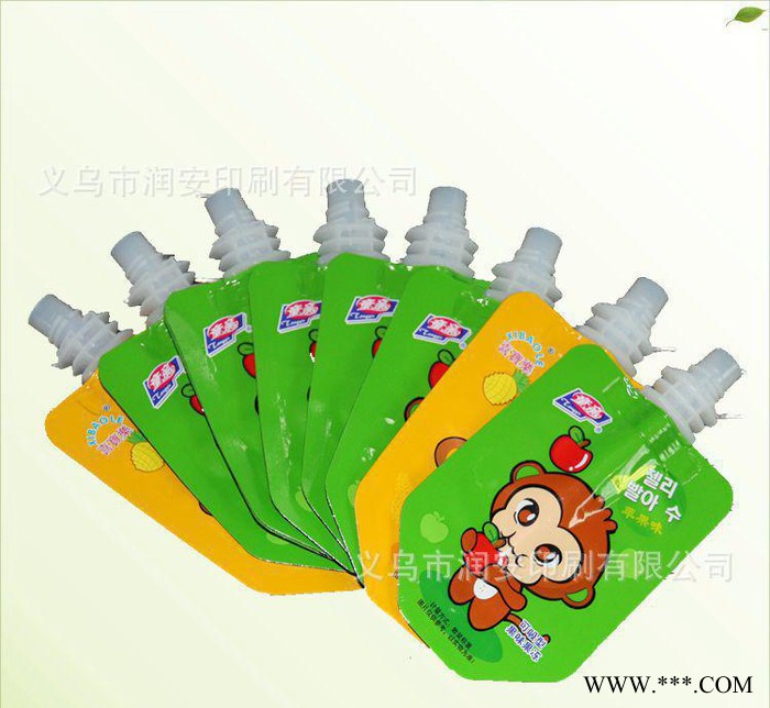 訂制異型袋 吸吸冰吸嘴袋 復(fù)合塑料鋁箔軟包裝 食品級包裝袋