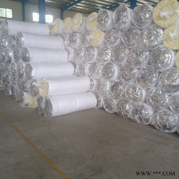 生產(chǎn)銷售 玻璃棉卷氈 屋頂隔熱吸音玻璃棉卷氈 鋁箔貼面玻璃棉卷氈
