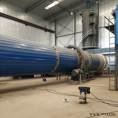 邦隆Φ2.0x20m蛋白土轉筒烘干機 天青石金紅石鋁土礦滾筒干燥機