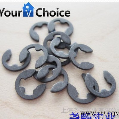 卡簧、擋圈,DIN6799 E形開口擋圈磷化黑 4x0.7