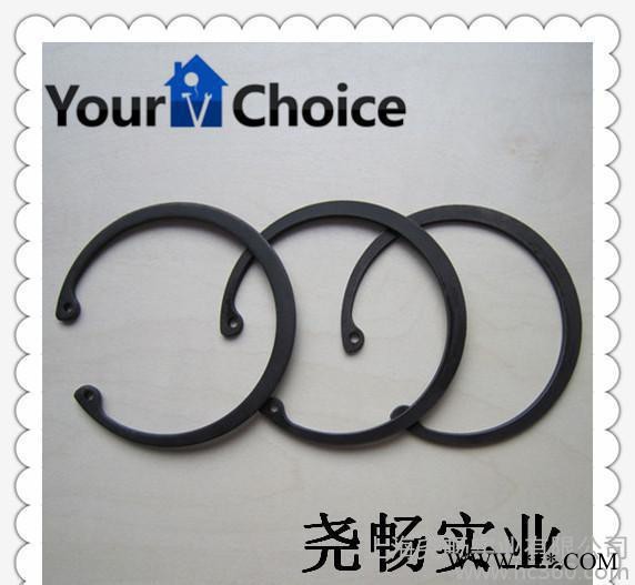 卡簧、擋圈,DIN472 孔用擋圈 磷化黑 210x5