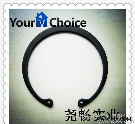 卡簧、擋圈,DIN472 孔用擋圈 磷化黑 108x4