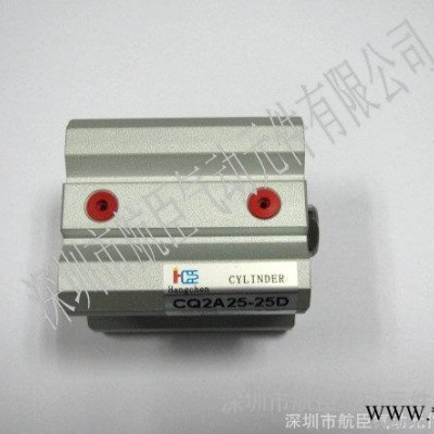 直銷 現貨  硬質陽極氧化 薄型氣缸CQ2A25-25D