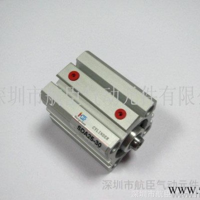直銷 現貨  硬質陽極氧化 薄型氣缸 SDA25-30