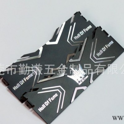 東莞鋁合金標牌沖壓┃陽極氧化┃鉆雕┃批花加工┃鐳雕┃高光加工