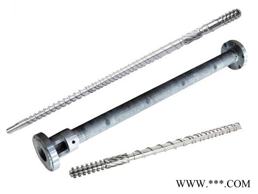 鐵粉注塑專用螺桿_色粉在螺桿表面_