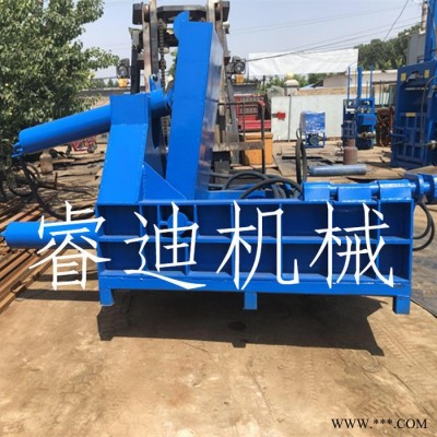 睿迪牌廢鋁屑金屬壓塊打包機 鐵屑鐵粉鐵絲壓包機廠家