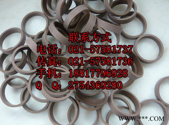 供應上海勤圖勤圖-008填充銅粉四氟耐磨環 四氟耐磨環