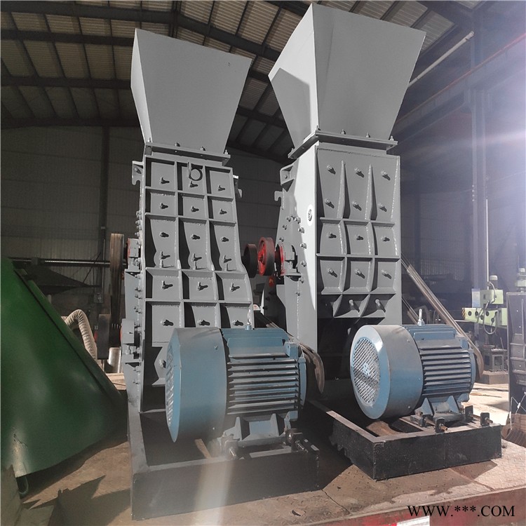 豫曉重工現貨供應YX-600*600雙級粉碎機鐵礦破碎機廢鐵粉碎機