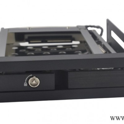 原廠，2.5” 單盤位，ST2510鋁合金面板內置硬盤托架