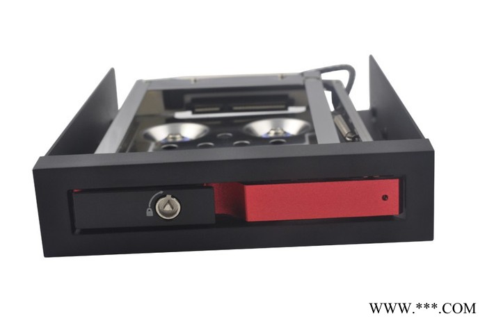 原廠，2.5” 1盤位，ST2514防震型鋁合金面板硬盤抽取盒