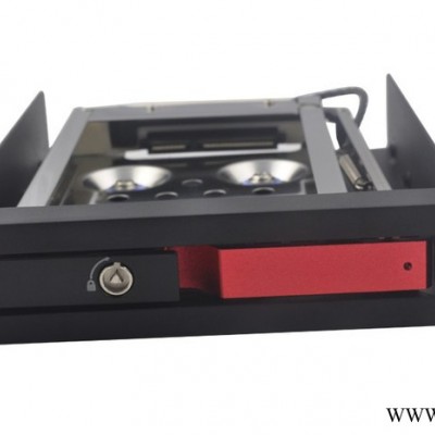 原廠，2.5” 1盤位，ST2514防震型鋁合金面板硬盤抽取盒