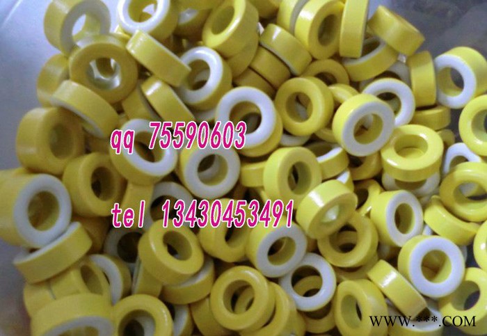 黃白環鐵粉芯T68-26磁環采購定制 線圈電感變壓器（天視威科技）