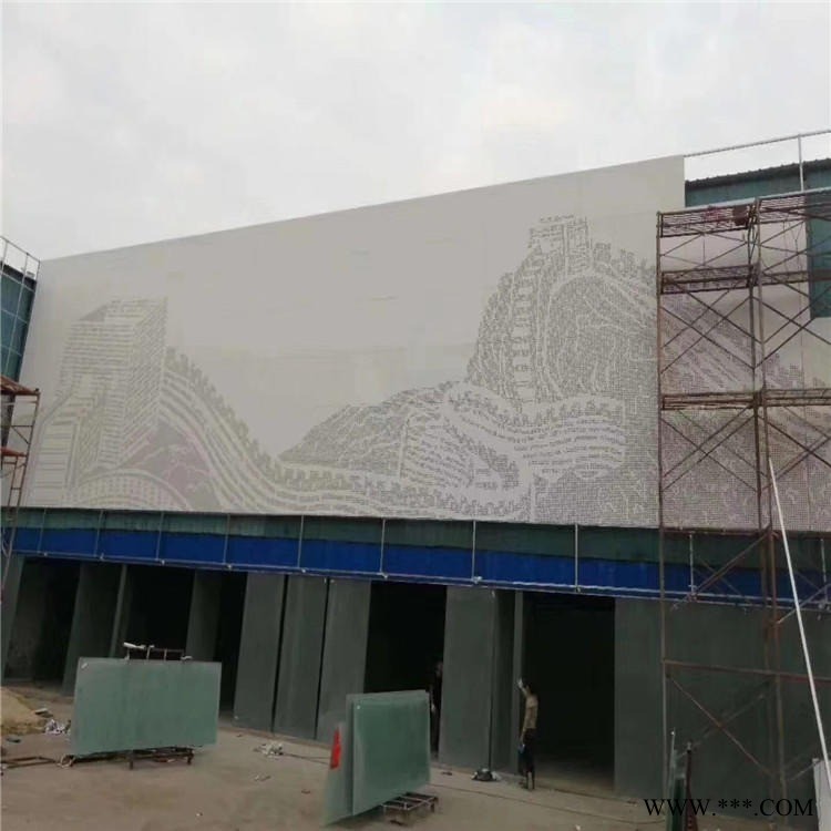 uv打印裝飾鋁板 沖孔鏤空鋁單板 宏鋁鋁業幕墻裝飾鋁單板廠家  來圖定制