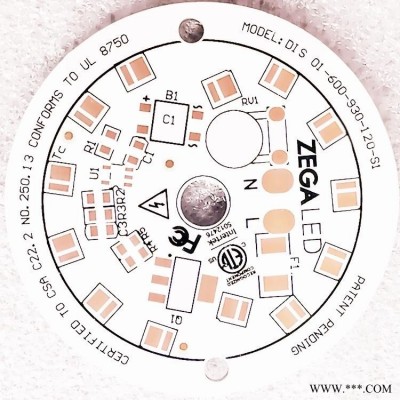 筒燈鋁基板生產廠家 捷科供應筒燈鋁基板加工定制 高導熱鋁基板PCB定制