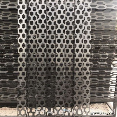 黃山 展廳門頭蜂窩網  鋁板凹凸造型沖孔板   迅鷹汽車門頭沖孔板廠家直銷