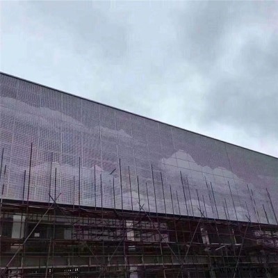 3D圖形沖孔鋁單板 廣告招牌山水畫沖孔鋁板 個性化歐佰氟碳沖孔鋁單板