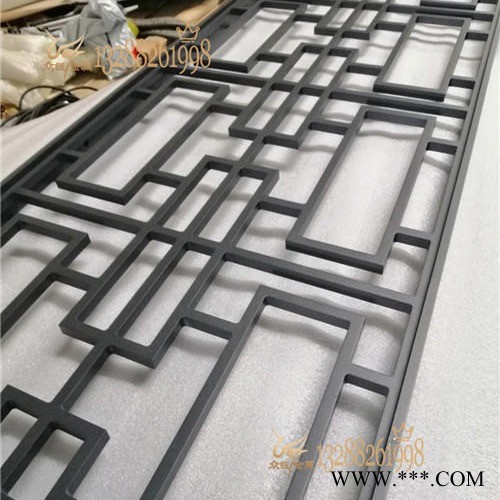 眾鈺 鋁板雕刻屏風 拉絲玫瑰金鋁板雕刻鏤空花格屏風做工精細