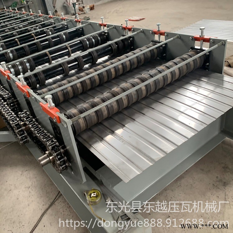 數控鋁板成型設備 全自動鋁板壓瓦機 東越壓瓦機 地暖管鋁板壓瓦機