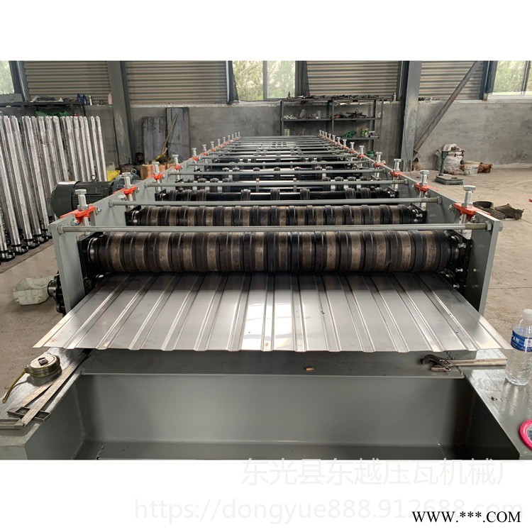 地暖管鋁板壓瓦機 鋁板地暖管設備 東越壓瓦機 全自動鋁板壓瓦機