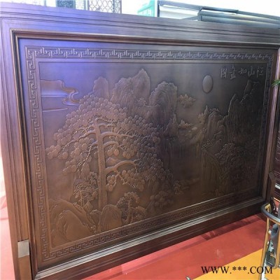 氟碳烤瓷雕刻鏤空鋁板 定制鋁單板 沖孔鋁單板