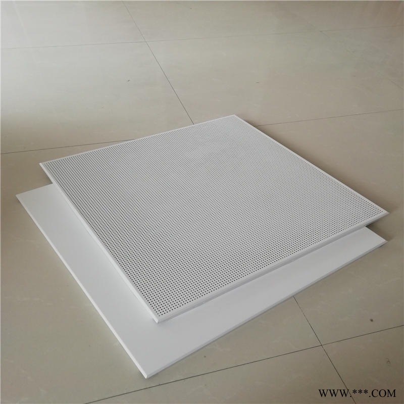 屹晟沖孔鋁扣板 貼巖棉保溫吸音鋁天花板 穿孔吸音鋁板 巖棉鋁扣板