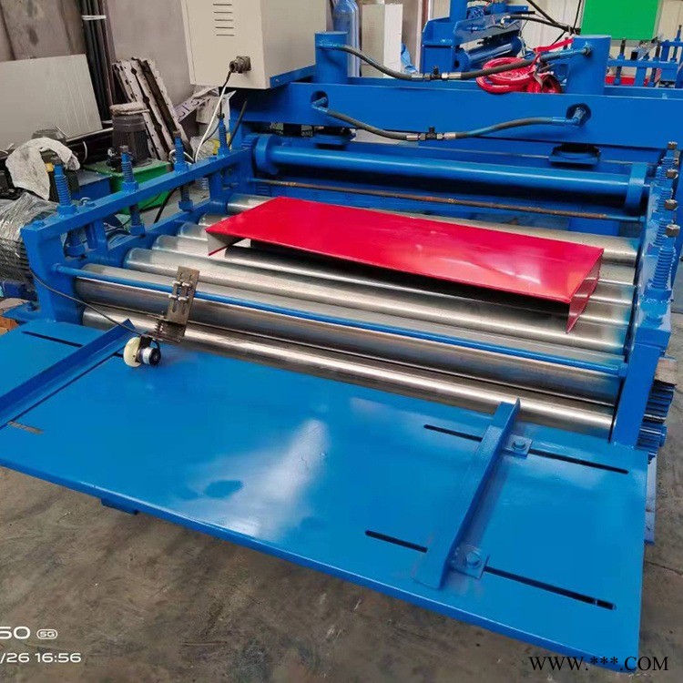 金亞機械 鋁板分條開平機 壓瓦機分條開平設備 全自動分條校平一體機