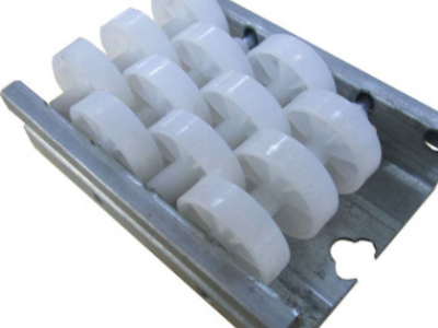 鋁合金導軌鈑金流利條物料架滑輪周轉車滑輪定制貨架流利條滾輪