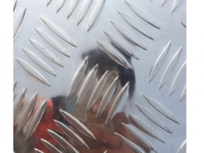 1060花紋鋁板 5052 6063 6061 五條筋腳踏鋁板 橘皮花紋鋁卷