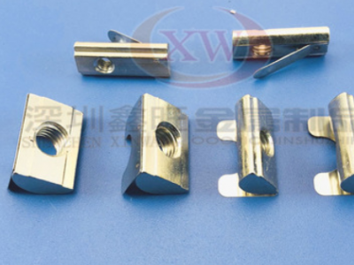 彈片螺母 卡式螺母 碳鋼高強(qiáng)度30 40 45鋁型材后裝螺母 彈性螺母