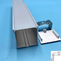 LED硬燈條外殼辦公照明吊線燈套件 3535