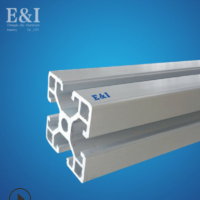 工業(yè)鋁型材廠家現(xiàn)貨4040W 歐標鋁合金型材工業(yè)6063-T5銀白 氧化鋁