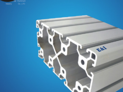 廠家直銷鋁合金80160 型材鋁合金 工業(yè)框架型材陽極銀白氧化成都
