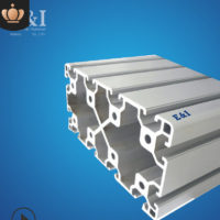 廠家直銷鋁合金80160 型材鋁合金 工業(yè)框架型材陽極銀白氧化成都