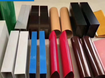氟碳烤漆四面鋁方通 彩色噴涂木紋鋁方管鋁合金型材 隔斷天花吊頂