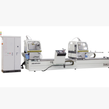 門窗加工設備數控CNC雙頭切割鋸斷橋鋁門窗機械山東濟南生產廠家