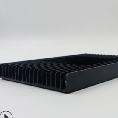 鋁型材散熱器 鋁合金異型材電子機械配件尺梳高密齒散熱器